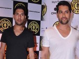 Yuvraj Singh and Aftab Shivdasani at the launch of Golds Gym