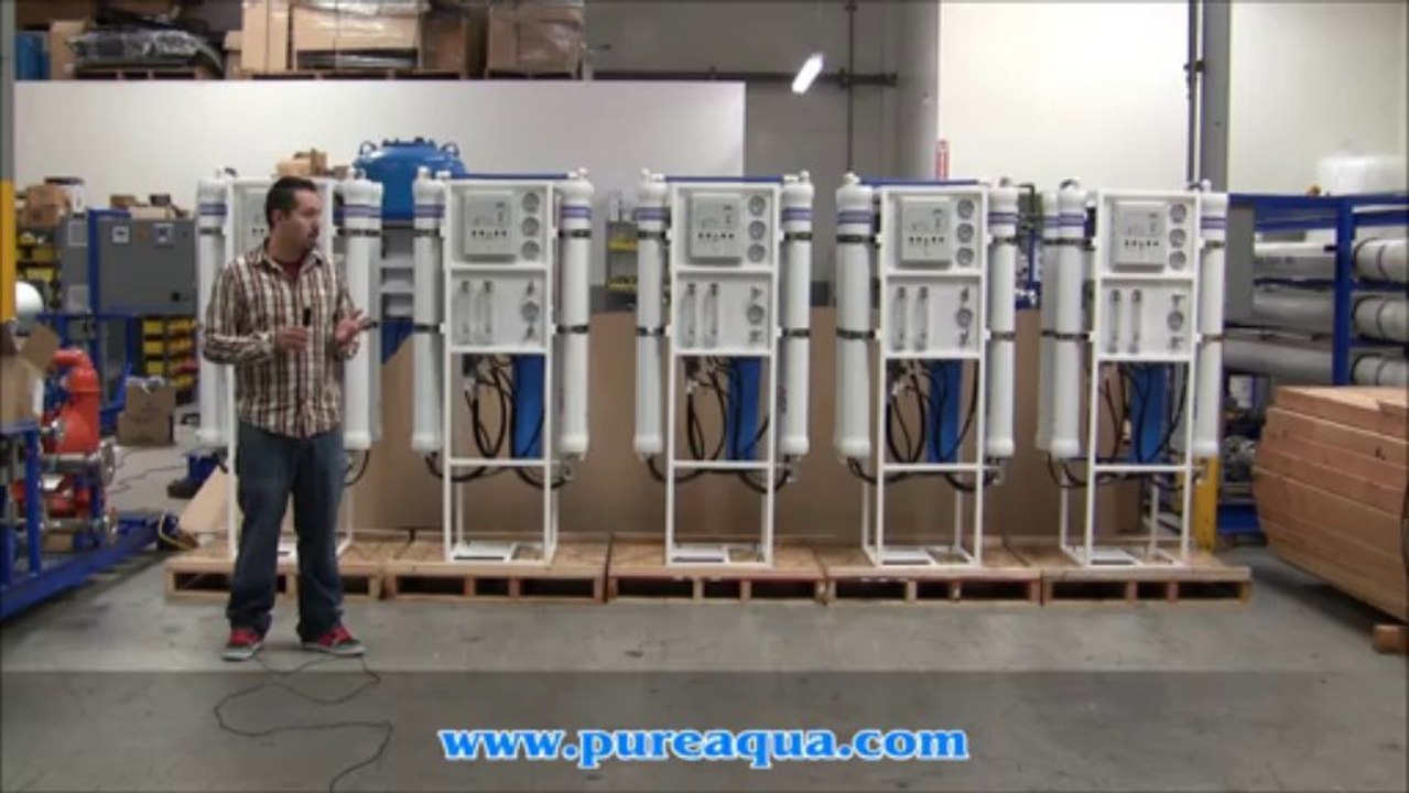 Pure Aqua| Combinación Agua del Grifo de Ósmosis Inversa Canadá 5 x 9,000 GPD & 2 x 7,200 GPD