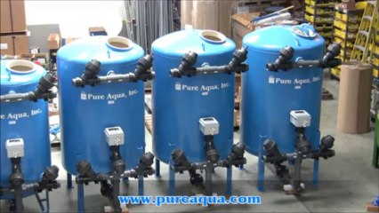 Pure Aqua| Sistemas de Filtración de Material Industrial Filipinas 3 x 181, 400 GPD