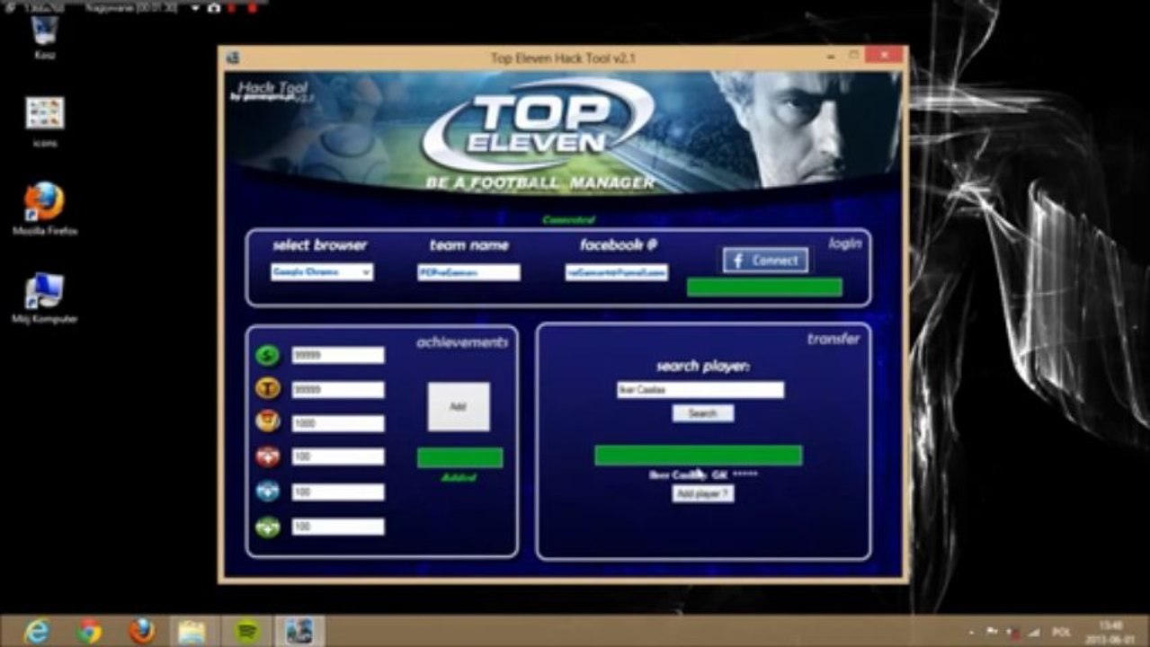 Top Eleven Hack Top Eleven Hack Coins Token Cash August 2013