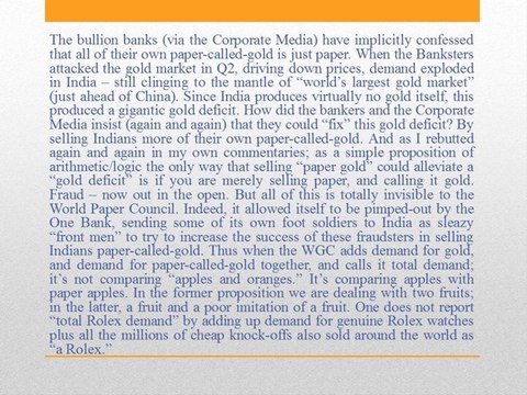 Gold Fraud Investment Tips Q2 Gold Demand WGC Can’t Spell ‘Decoupling’ exploreB2B investing