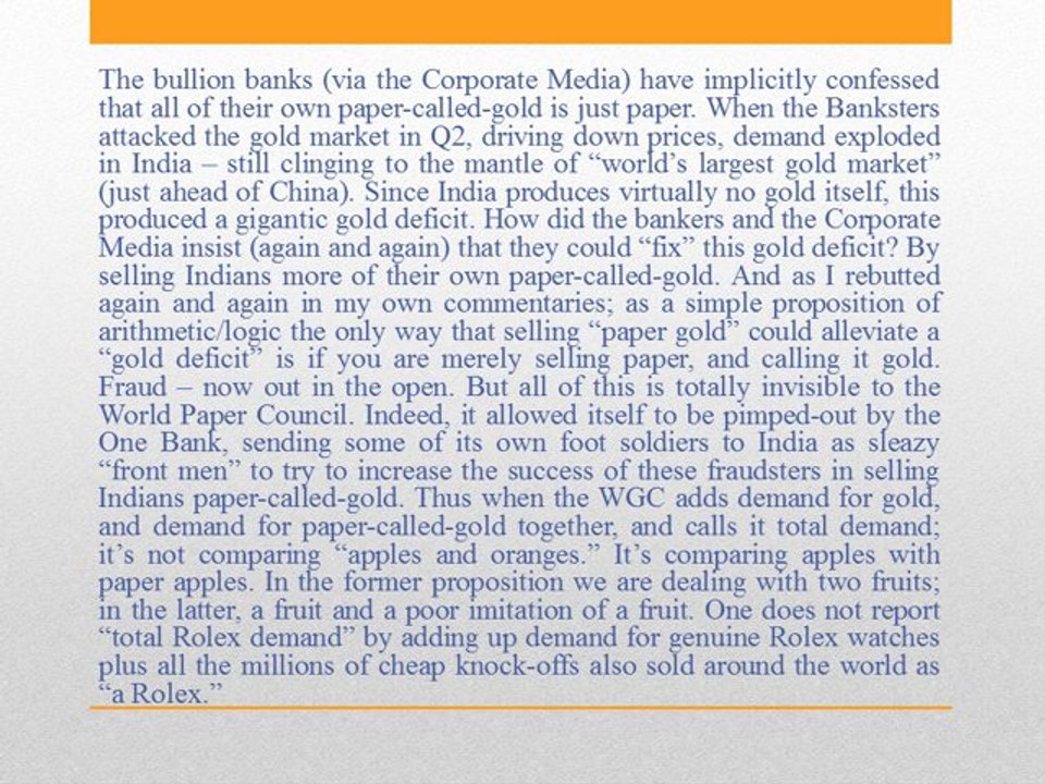 Gold Fraud Investment Tips Q2 Gold Demand WGC Can’t Spell ‘Decoupling’  exploreB2B investing
