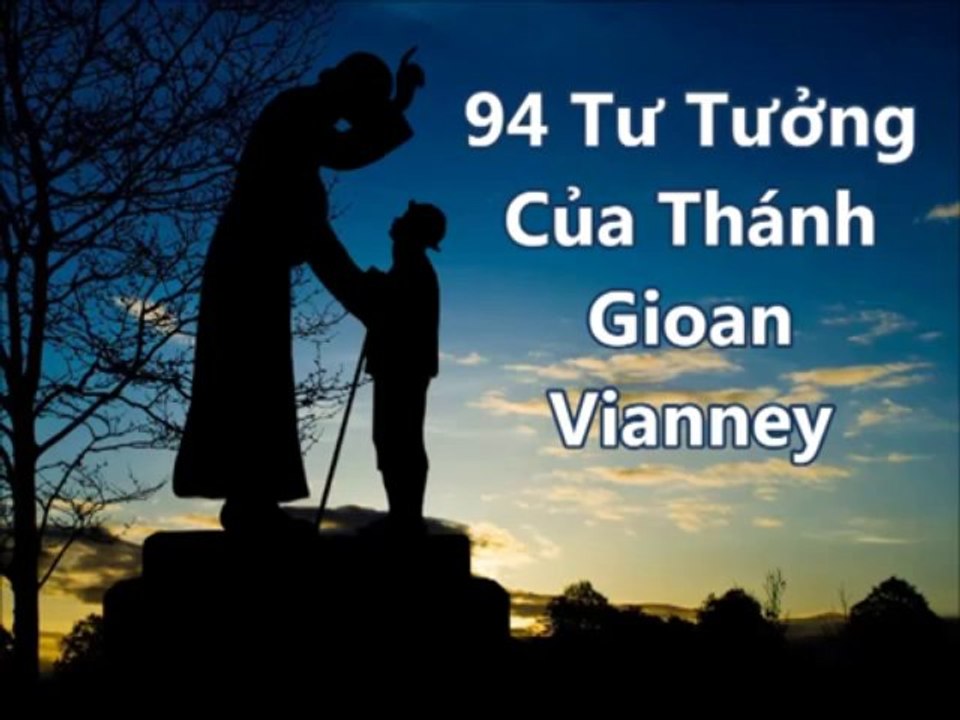 Tư Tưởng Của Thánh Gioan Vianney