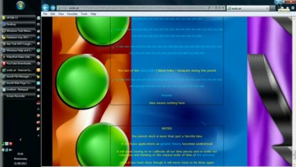 What is time?... Time is the emission and absorption rates for substance.