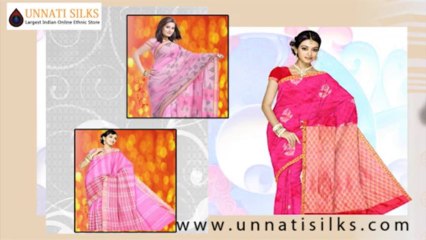 Download Video: Pink sarees Online, Pink Saris Shop, Buy Pink Color Indian Saree