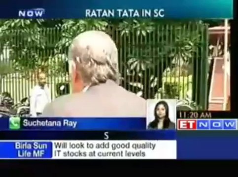 Ratan Tata attends SC hearing on Nira Radia tapes