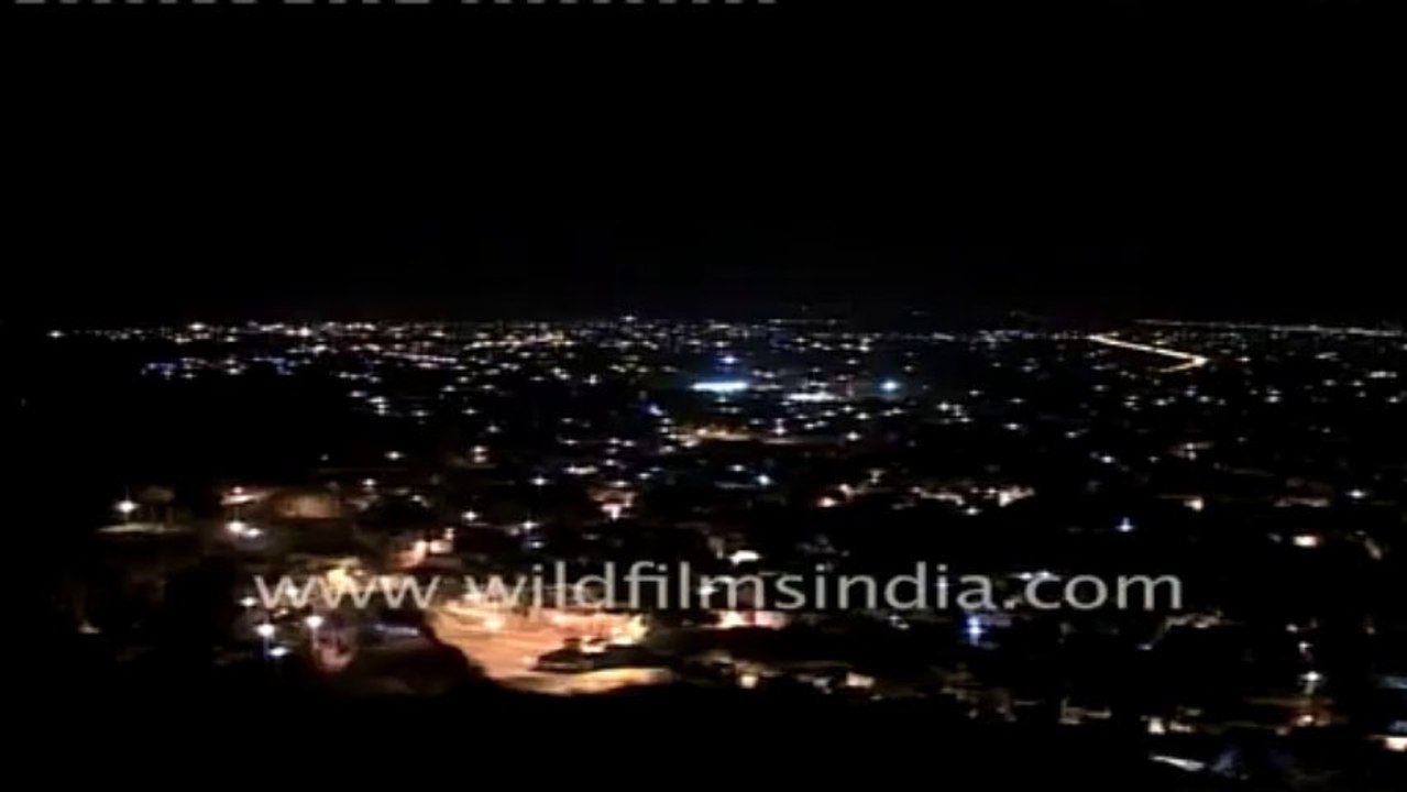 1061.Crackers being burst on Diwali