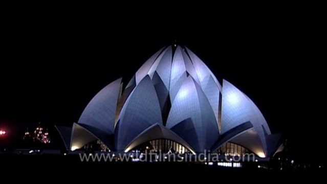 1214.Lotus Temple in Delhi