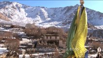 1366.Wintery village in upper Ladakh