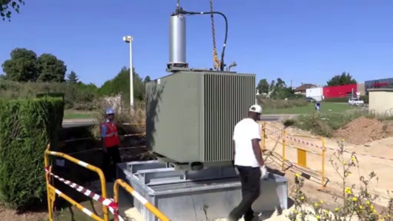 Meru : Un chantier d'envergure pour ERDF en vue du futur Auchan Drive