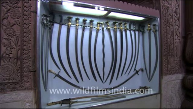 1572.Swords in Junagarh Fort, Bikaner