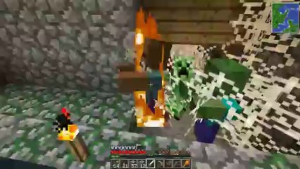 Minecraft Family Ep. 115 I Burned Dad! Family Power :D