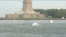 Cliff Diving: Vom Helikopter in den New York Harbor