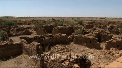 1638.The abandoned Village Kuldhara, Rajasthan