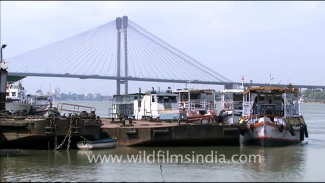 1792.Hoogli or Hooghly River in Calcutta