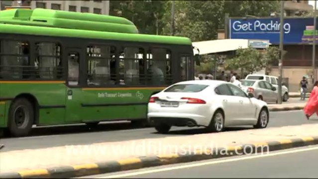1842.Modern Office Buildings in Connaught Place, New Delhi