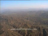 2090.Aerial view of rocky mountains of Himachal Pradesh