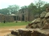 218.Monument of Feroz Shah Kotla Delhi India