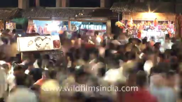 2285.Time lapse of crowd in Ambubachi mela 2011, Guwahati