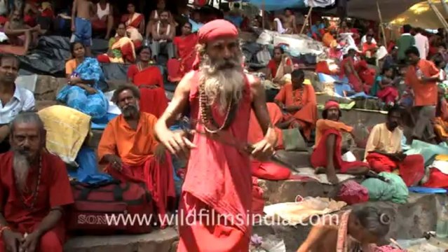 2341.Baba singing bhajan in Ambubachi mela