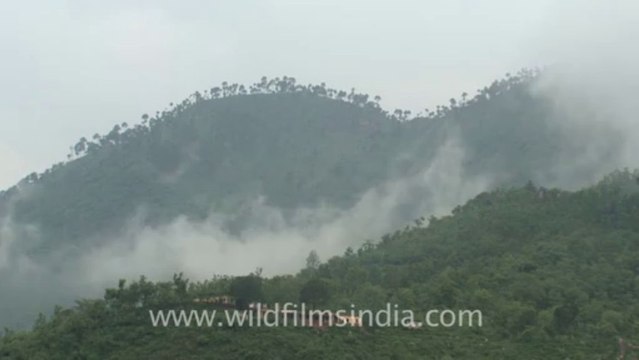 2350.Clouds billowing in the Valley of flowers