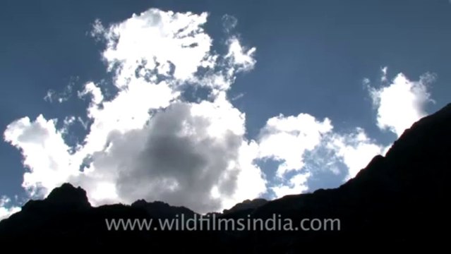 2371.Clouds skirting a ridge...