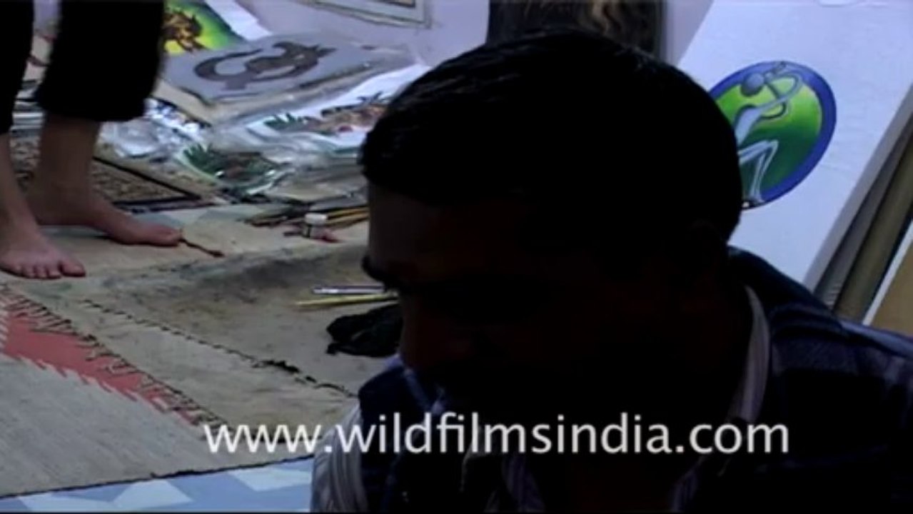 2475.Painting at Pushkar