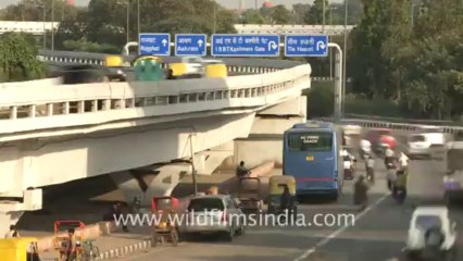 2481.Kashmere Gate flyover, New Delhi