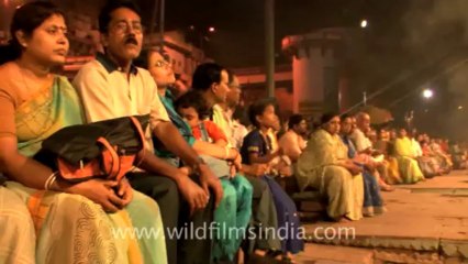 2562.Ganga aarti in Varanasi