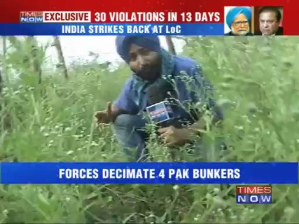India strikes back at LoC