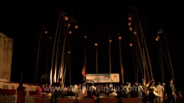 2569.Army men at Devdeepawali festival, Varanasi