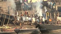 2583.Varanasi cremation ghat
