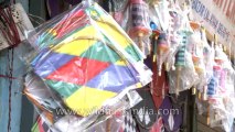 2589.Street market of kites at Lal Kuan