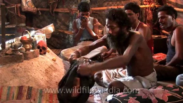 2649.Indian seer performing black magic!