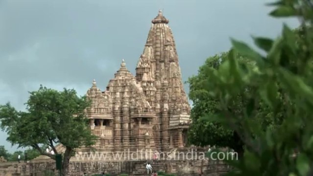 2723.Erotica at Khajuraho temples, Madhya Pradesh