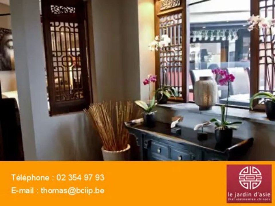 restaurant chinois thaï vietnamien jardin d'asie waterloo bruxelles fêtes sablon 2013 cuisine asiatique pas cher buffet terrasse