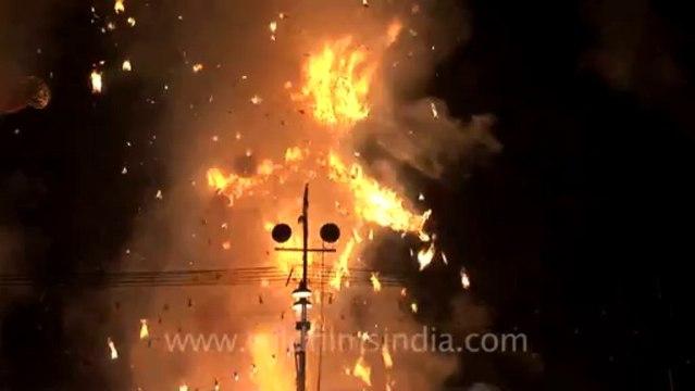 2951.Dussehra - Burning of effigies!