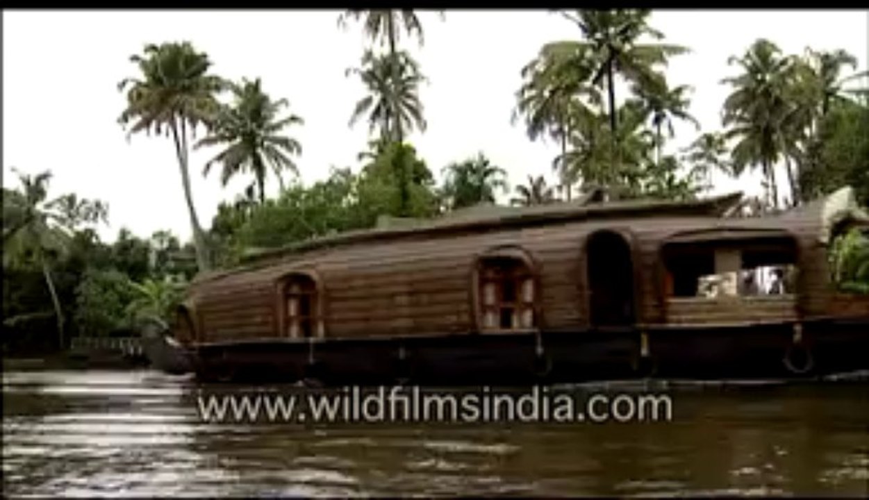 332.Houseboat on backwaters, Kerala