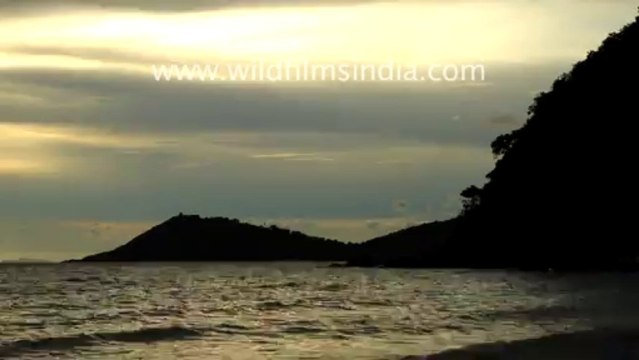 416.Beautiful Sunset from Koh Samet Island in Thailand