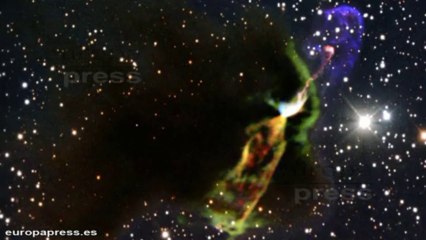 Astrónomos asisten al 'parto' de una estrella