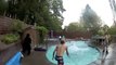 Another epic trick shot from basketball pool pros