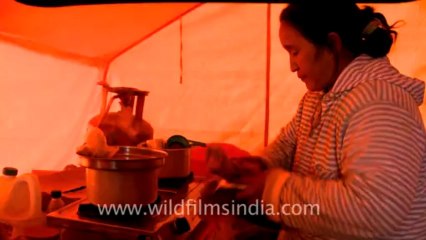 903.Relief tents at Choglamsar, Ladakh
