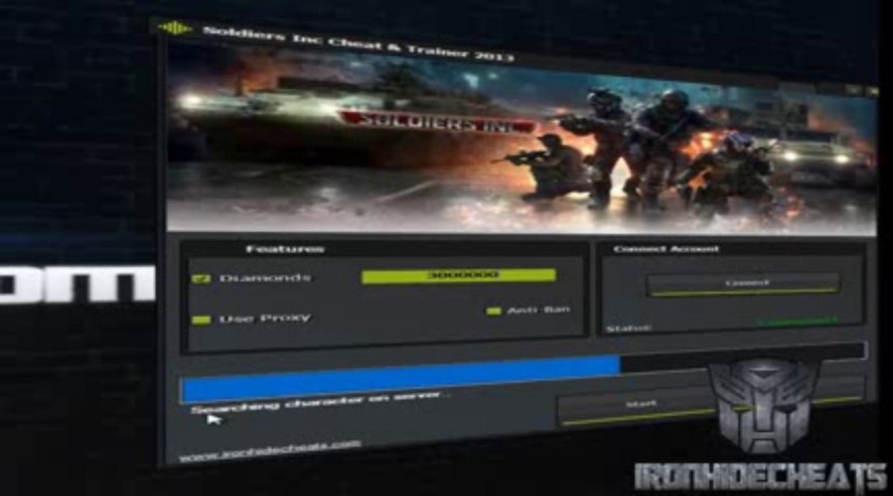 Soldiers Inc. Trainer Hack Cheat [FREE Download] [ August - September 2013 Update ]