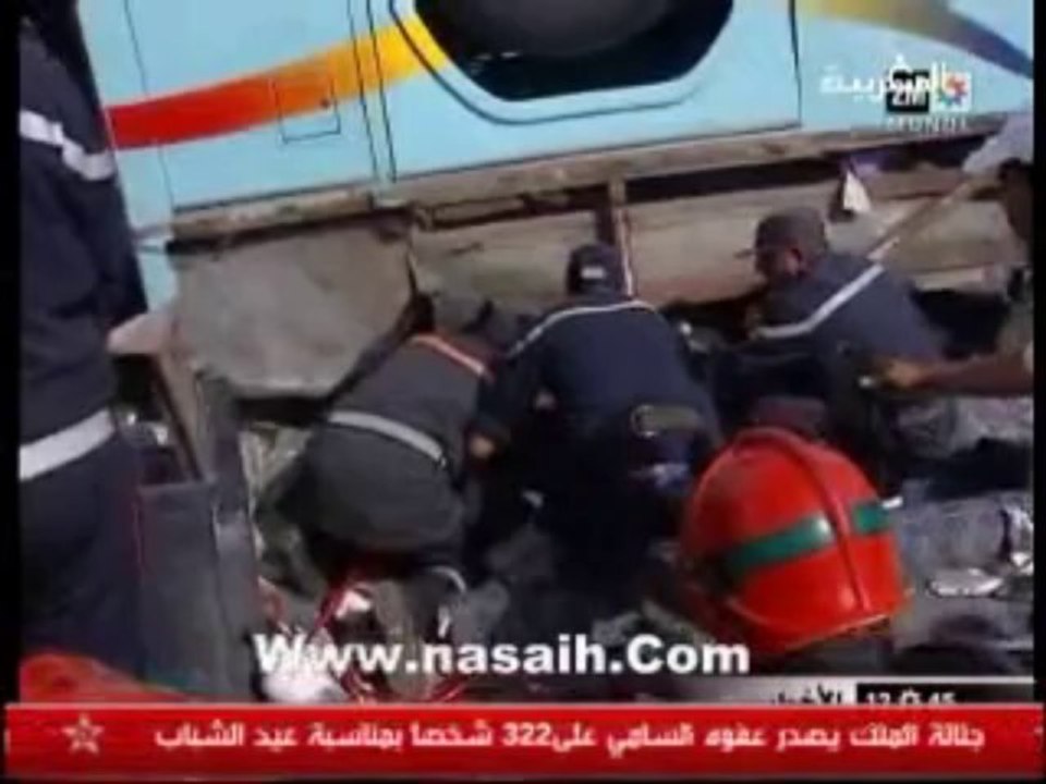 عاجل … 8 قتلى و32 مصابا إثر انقلاب حافلة