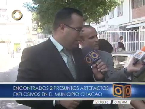 Reportan presunto artefacto explosivo en Chacao