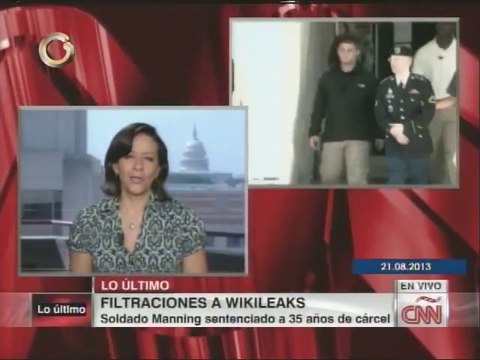 WikiLeaks: soldado estadounidense Bradley Manning condenado a 35 años de prisión