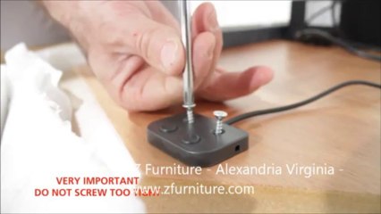 Zfurniture Sit Stand Desk Assembly - Alexandria Virginia