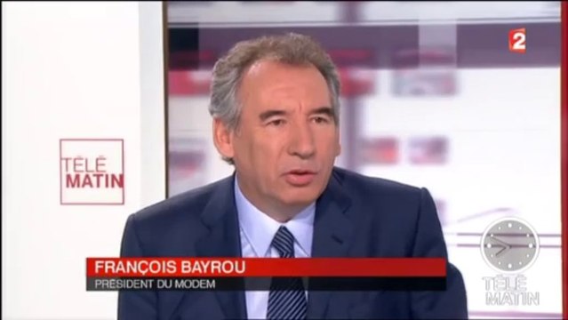François Bayrou, invité des 4 Vérités sur France2 - 210813