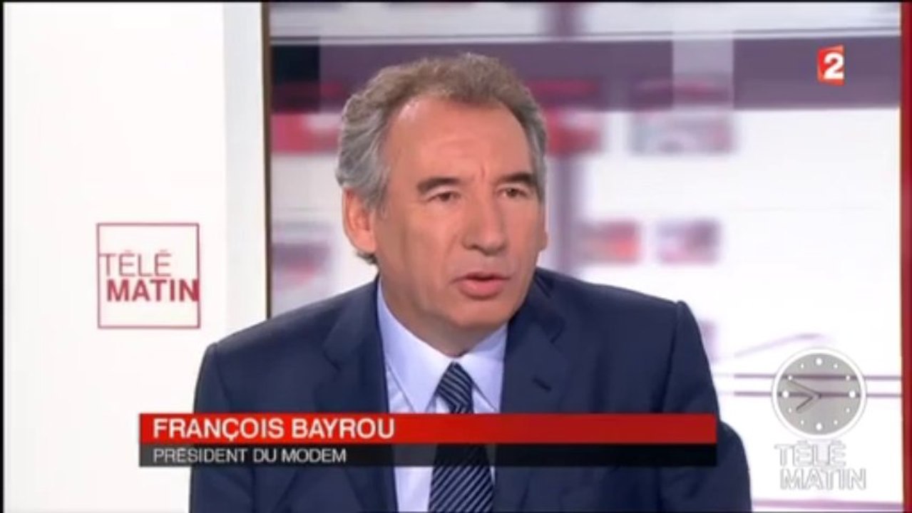 François Bayrou, invité des 4 Vérités sur France2 - 210813