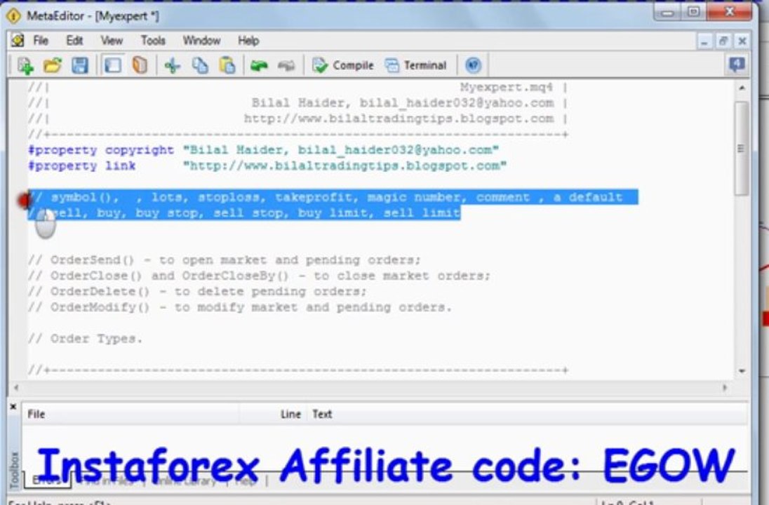 Mql4 Programming tutorial 18 - placing orders in the market.